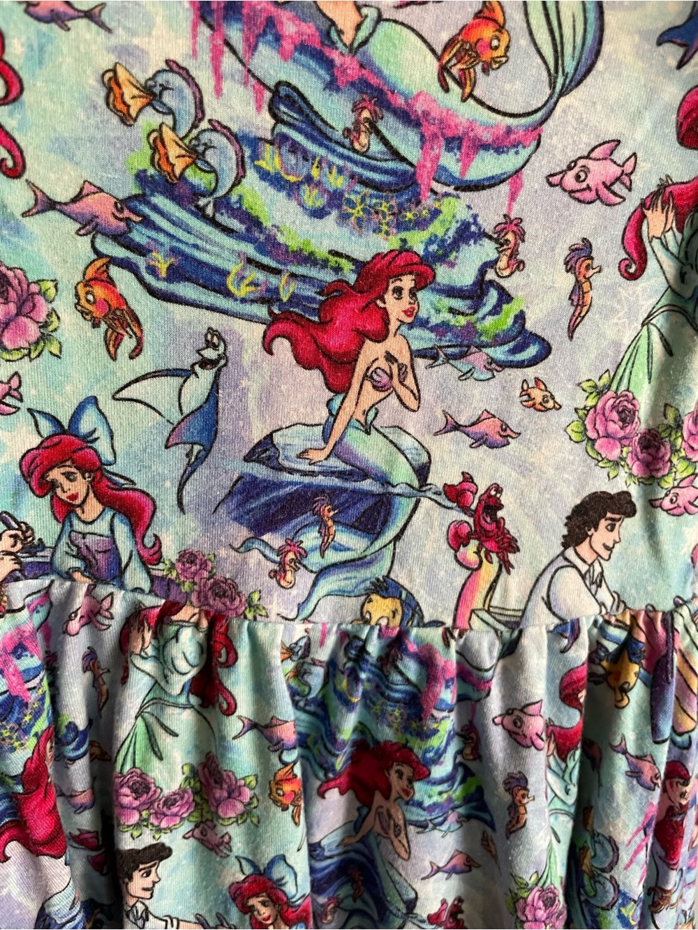 4T Showstoppers Bamboo Little Mermaid Twirl Dress - Picture 2 of 3